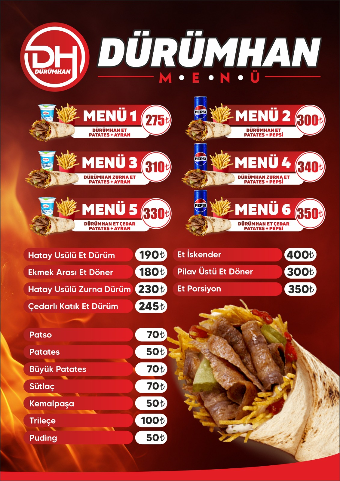 Et Döner Menüsü