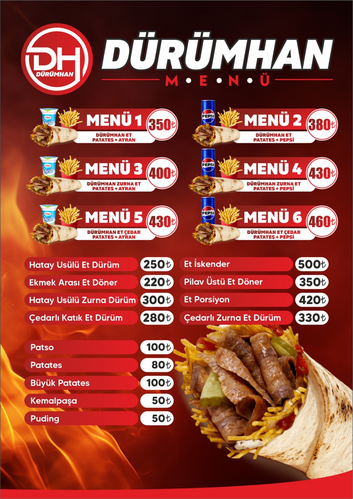 Et Döner Menüsü